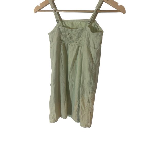 Abercrombie Kids Girl's Cotton‎ Linen Blend Light Green Dress 9/10 Lined - Picture 5 of 5